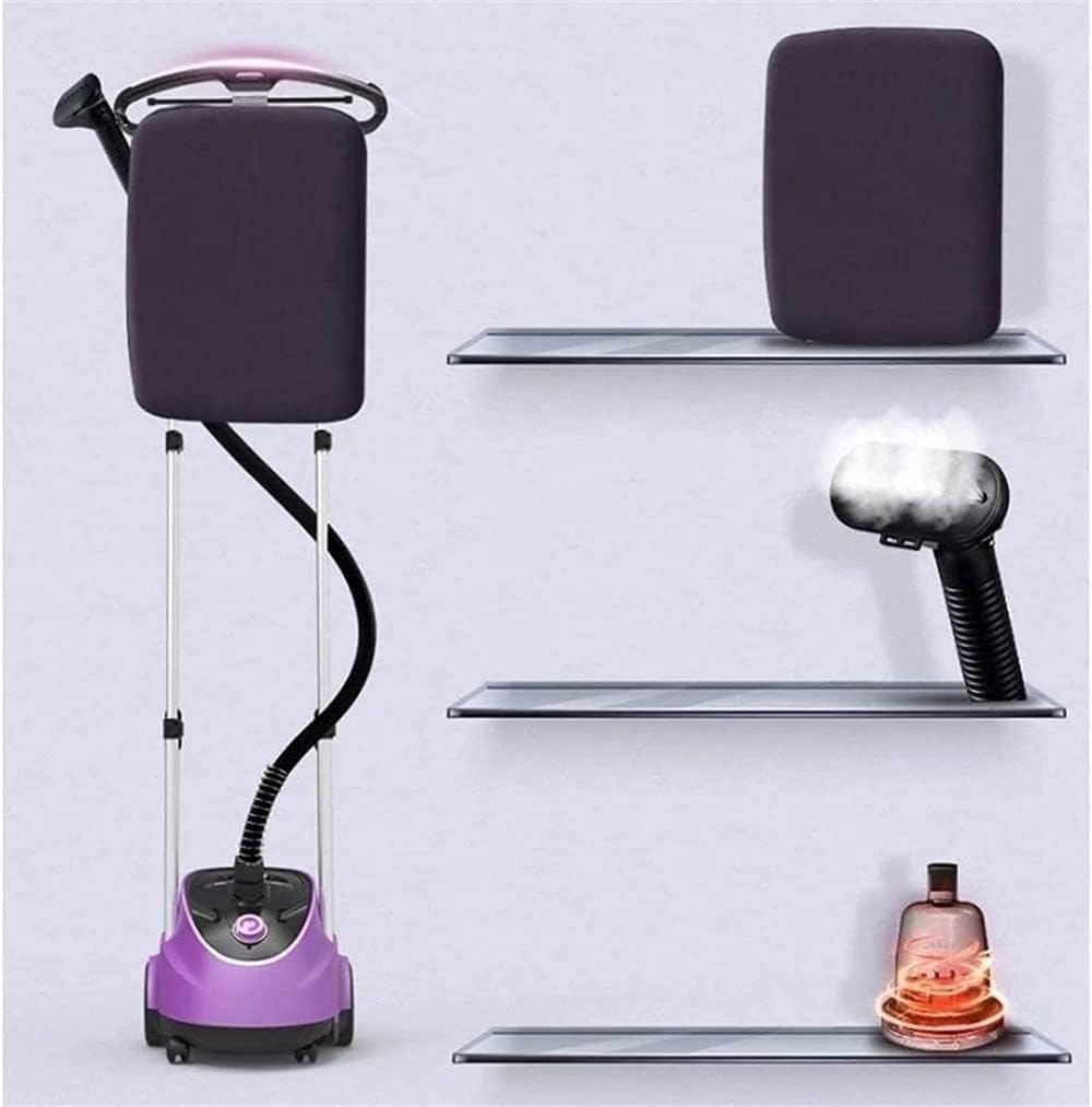 Garment Steamer, Heavy Duty Powerful Fabric Steamer with with Ironing Board, 6 Steam Levels, Perfect Continuous Steam