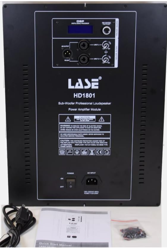 LASE Power Amplifier Module Mackie HD1801 w/DSP Sub-Woofer (110V)
