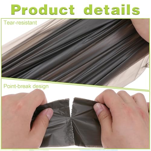 Image of 90 PCS Car Trash Bag Mini Trash Bags for Car Mini Cars Garbage Bag Small Black Strong Trashes CanBags with Tear-Resistant Small Plastic Bags for Desktop Trashes Cans Home Office Travel