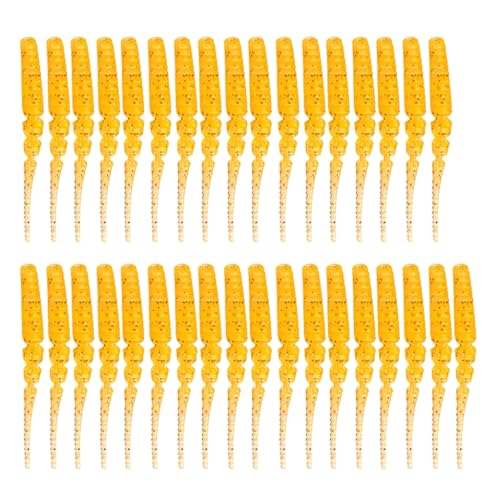 35pcs Rotate Tail Fishing Lures Wobbles Soft Lures Enhances Flexibility