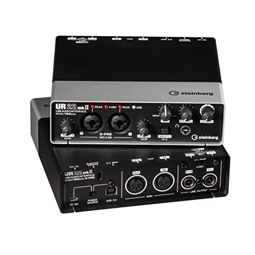 Steinberg UR22 MKII USB Audio Interface with iPad Support