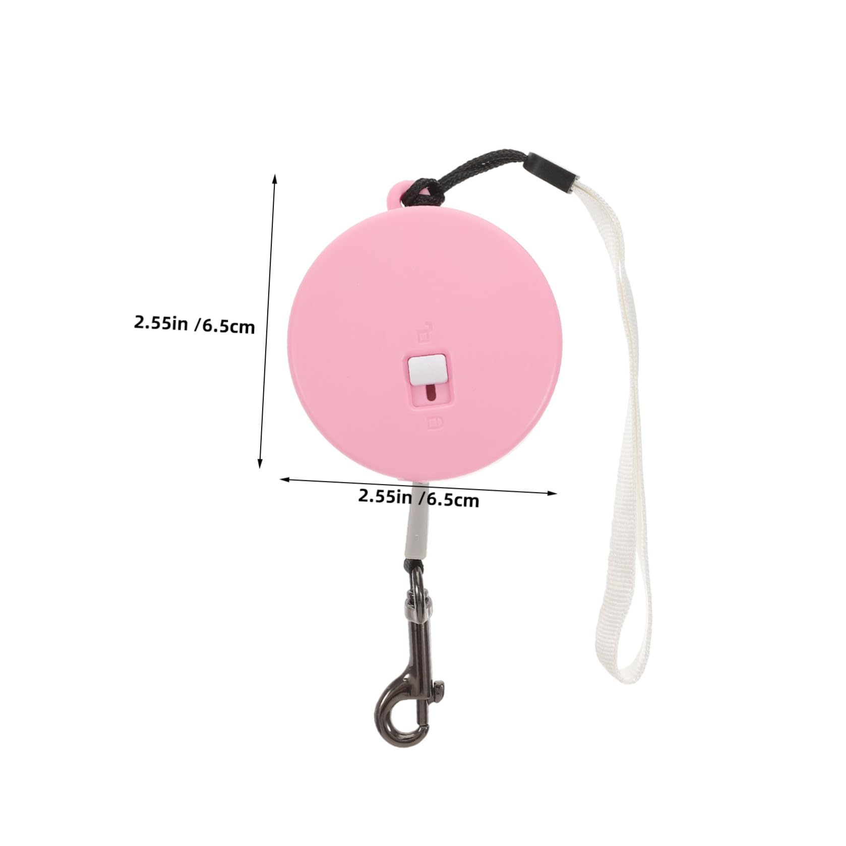 Kichvoe Guinzaglio Retrattile in Nylon e Plastico 2 Pezzi per Animali Domestici con Cinturino da Polso, Guinzaglio Regolabile per Conigli e Gatti, per Ambienti Affollati e Avventure
