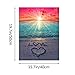Kimily DIY Paint by Numbers Kit, Beach Sunset, Acrylic Painting for Adults & Kids, Wall Art Decoration