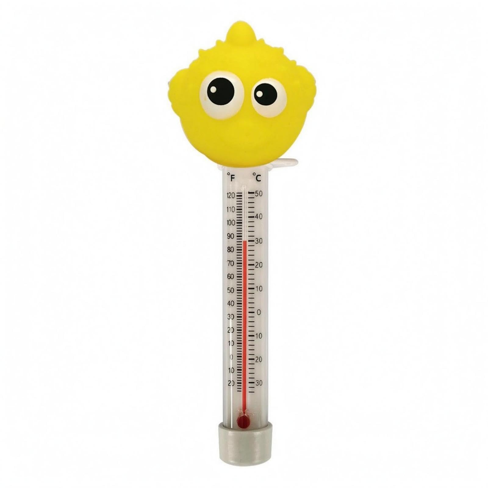 Buoyant Pool Thermometer Dual Scale Spa Thermometer Red Liquid Column Pufferfish-picture-21