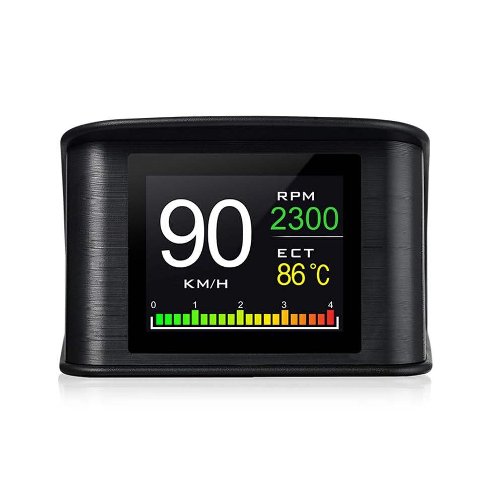 Ordenador de Conducción P10 con Pantalla de Diagnóstico Digital OBD2 A Bordo, Velocímetro, Medidor de Kilometraje y Temperatura.