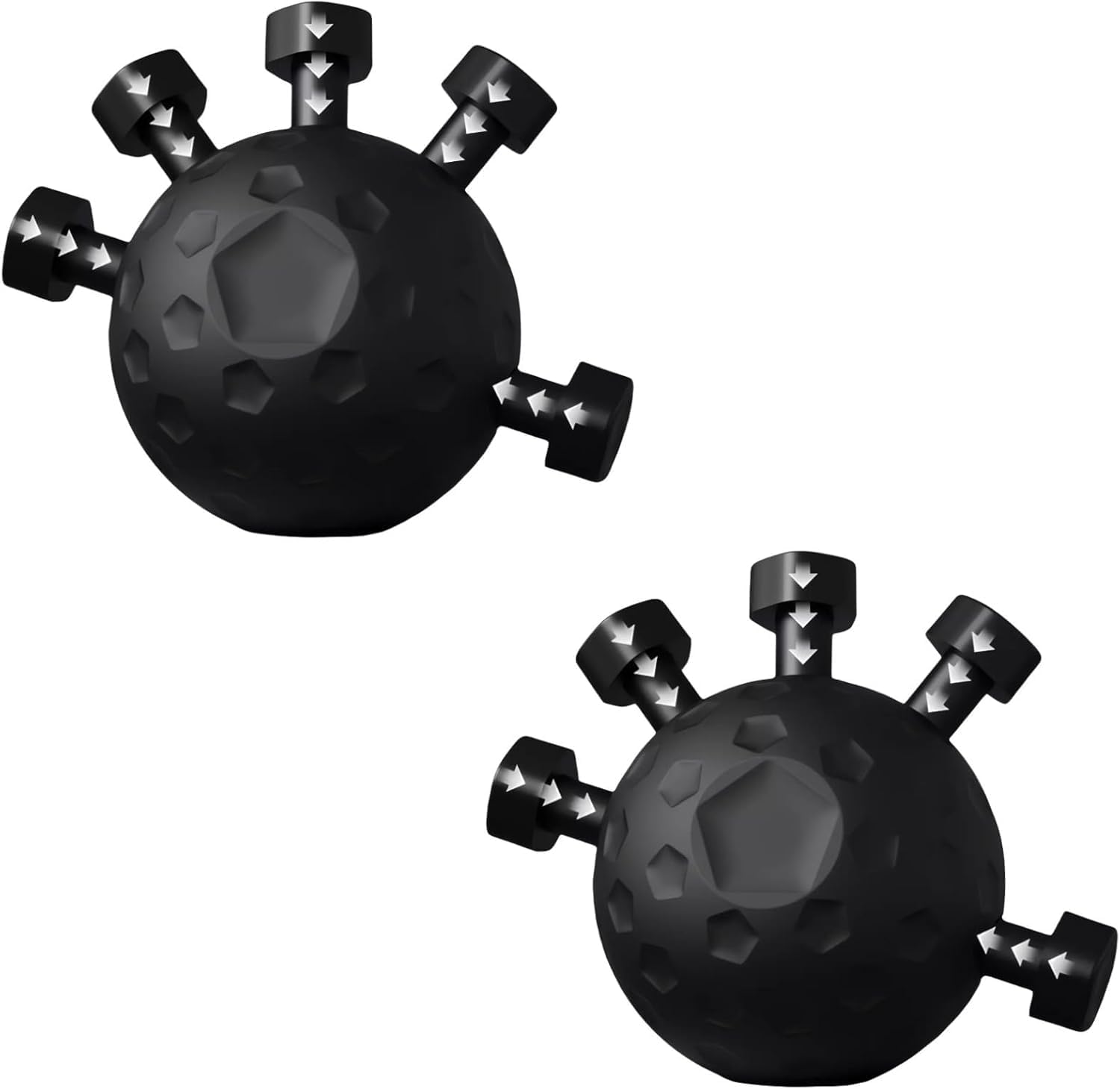 2 Pack Finger Grip Strengthener,Powered Gear Power Ball Forearm, for strength Finger Exerciser Gripper Tool