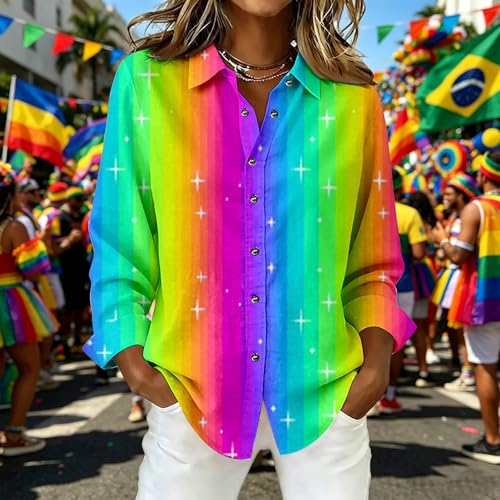 Chemise Mois Fierté colorée pour exprimer votre authenticité cet été - 2