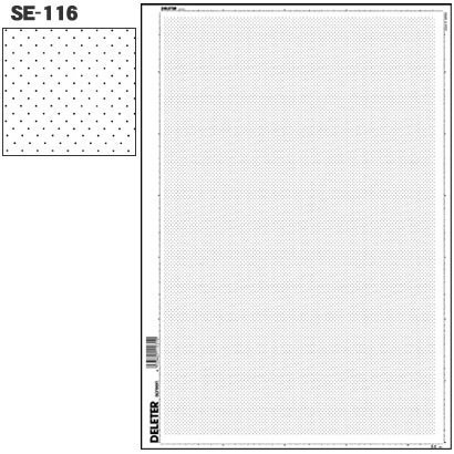 Screen Tone SE-116 trame manga points larges Deleter format B4 dessin