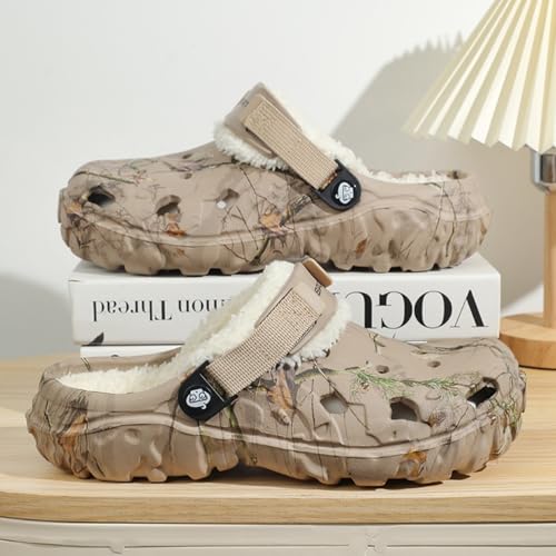 Zuecos de invierno para hombre antideslizantes ELIOGN: despídete de los pies fríos y resbalones 5
