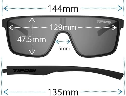 Miniatura 3 de Tifosi Gafas de sol Sanctum, ideales para ciclismo, golf, senderismo, correr, tenis y pickleball, estilo de vida