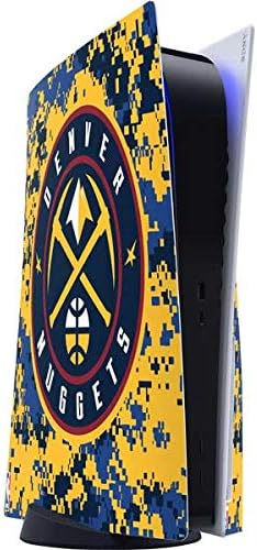 Skinit Decal Gaming Skin Compatible with PS5 Console - Officially Licensed NBA Denver Nuggets Digi Camo Design