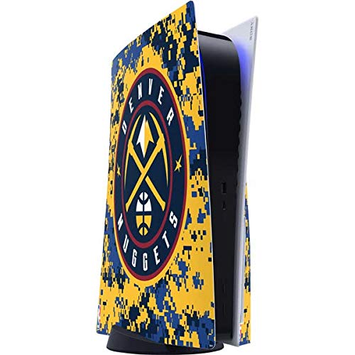 Skinit Decal Gaming Skin Compatible with PS5 Console - Officially Licensed NBA Denver Nuggets Digi Camo Design