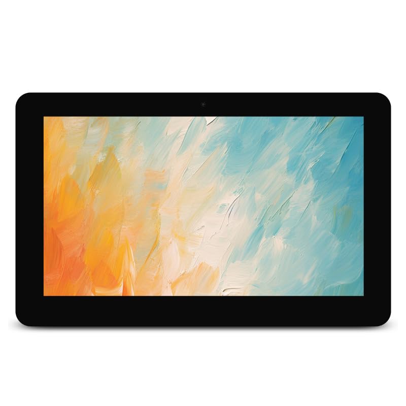 Image of Wall Mount 14 inch Front Camera 5.0 M /P Android 11 RK3568 Chipset 4GB RAM 32GB ROM RJ45 ethernet Tablet for Smart Home,Education,commerical Display with Black Color