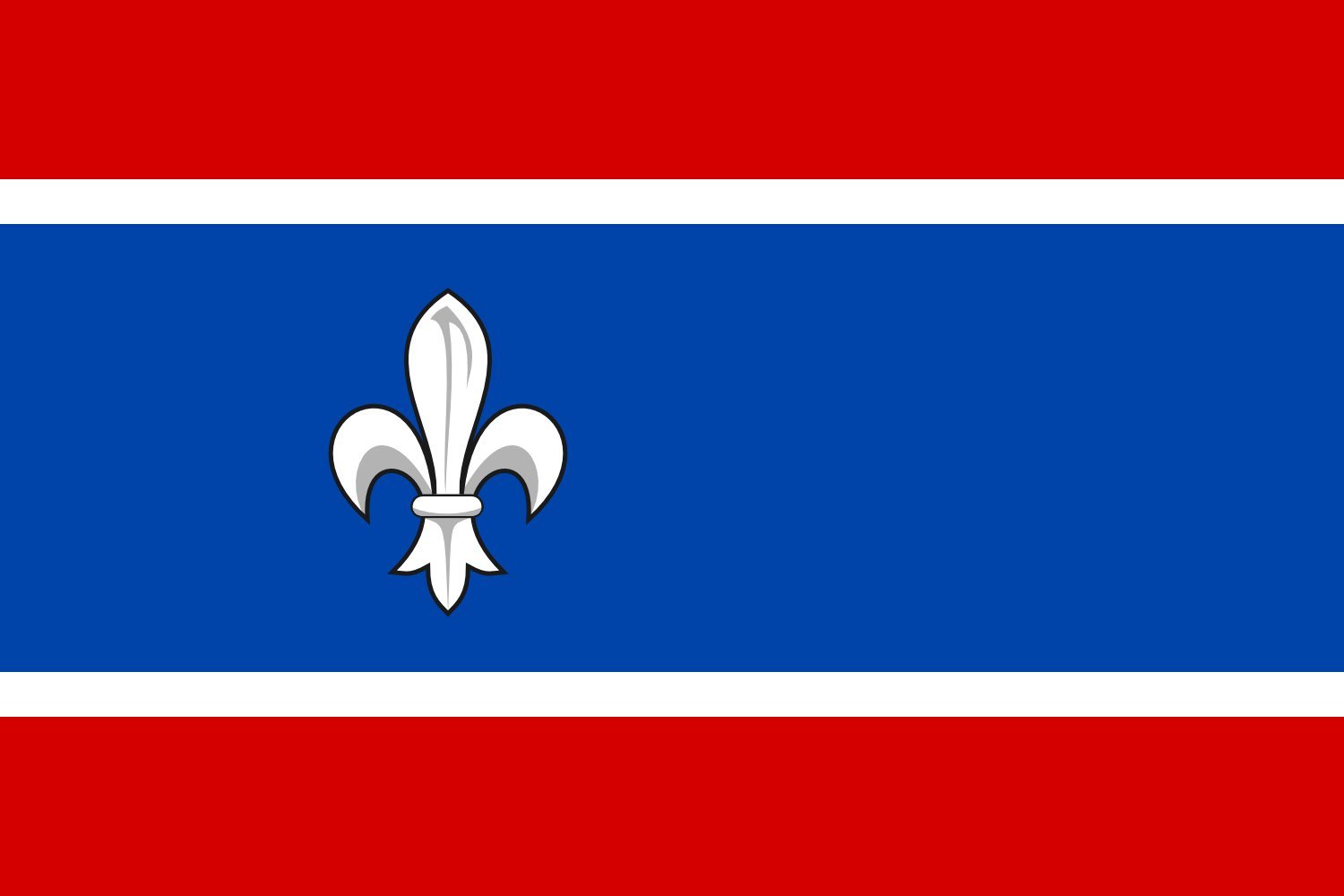 Drapeau Large Rumburk idéal pour décorer vos grands événements