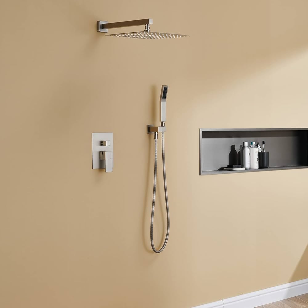 Amazon.co.jp: Artiqua レインシャワーシステム 12インチ