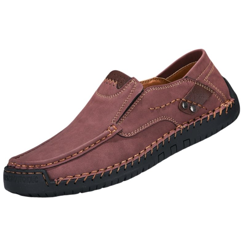 Men's Large-Sized Breathable Casual Shoes - Anti-Slip Rubber Sole. Suitable for All Seasons. Comfortable Design, Suitable for Both Casual and Business wear. Simple and Elegant Style.