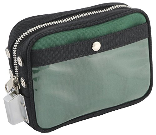 PSS-SH 帆布メール用ポーチ SSサイズ SHシリンダー錠付 キー2本付 (モスグリーン)