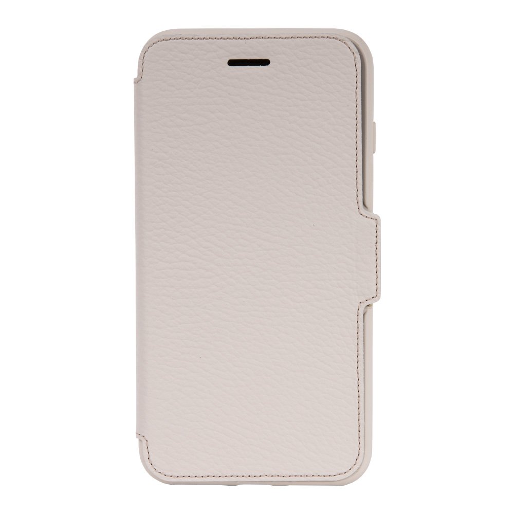 OTTERBOX STRADA SERIES Case for iPhone 8 PLUS & iPhone 7 PLUS (ONLY) - Retail Packaging - SOFT OPAL (PALE BEIGE/PALE BEIGE LEATHER)