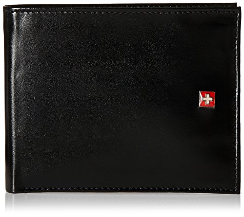 Swiss Military Black Leather Wallet (LW-1)