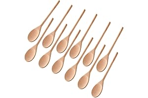 Kitchen Wooden Spoons Mixing Baking Serving Utensils Puppets 12 In - 12 Pack
