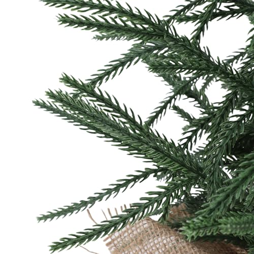 Árbol de Navidad artificial pequeño para decorar centros de mesa en salones 8