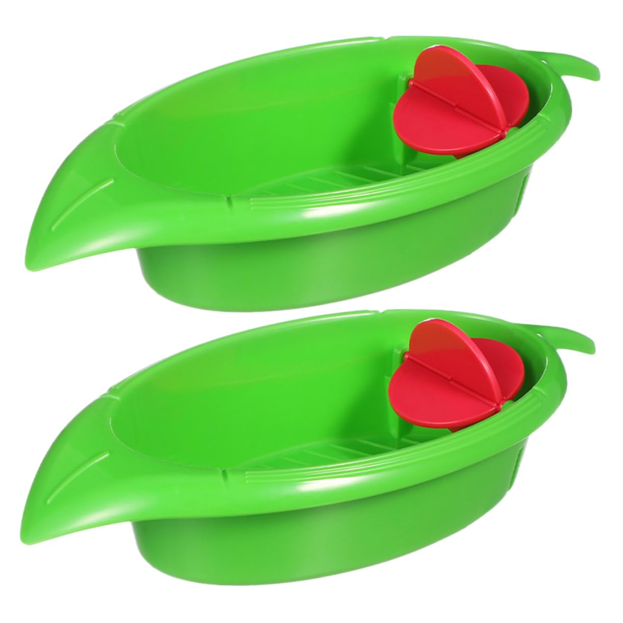 Mikikit 2pcs Box Parrot Bath Parrot Bathtub Bird Cage Bath Bird Shower Bathtub Bath Tub Parrot Bird Bird Shower Tub Pet Parakeet Bathtub Bird Bath Bathtub Bird Plastic Green