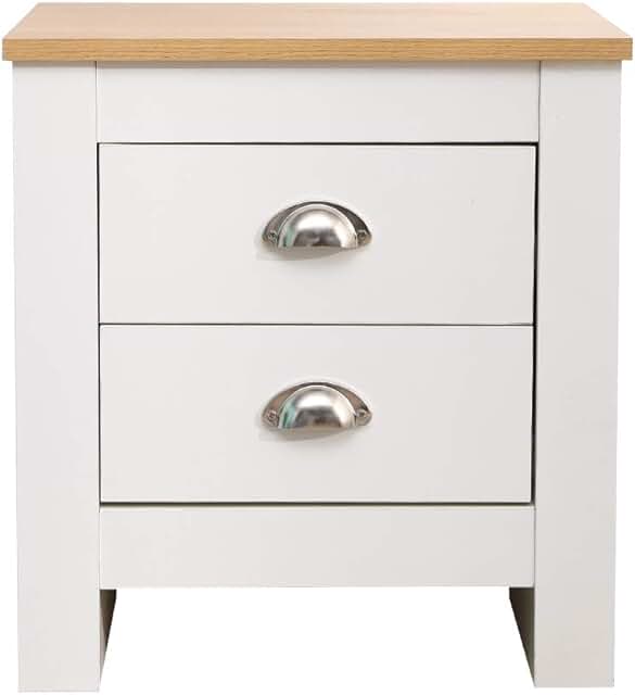 Amazon.co.uk cream bedside tables small