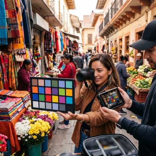 Tarjeta de muestra de color 24 colores de alta precisión para cámaras 7