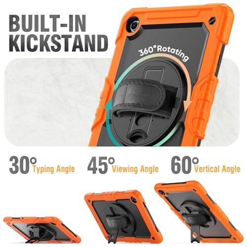 Funda para Samsung Galaxy Tab A11+ Plus resistente a golpes con protector de pantalla 4