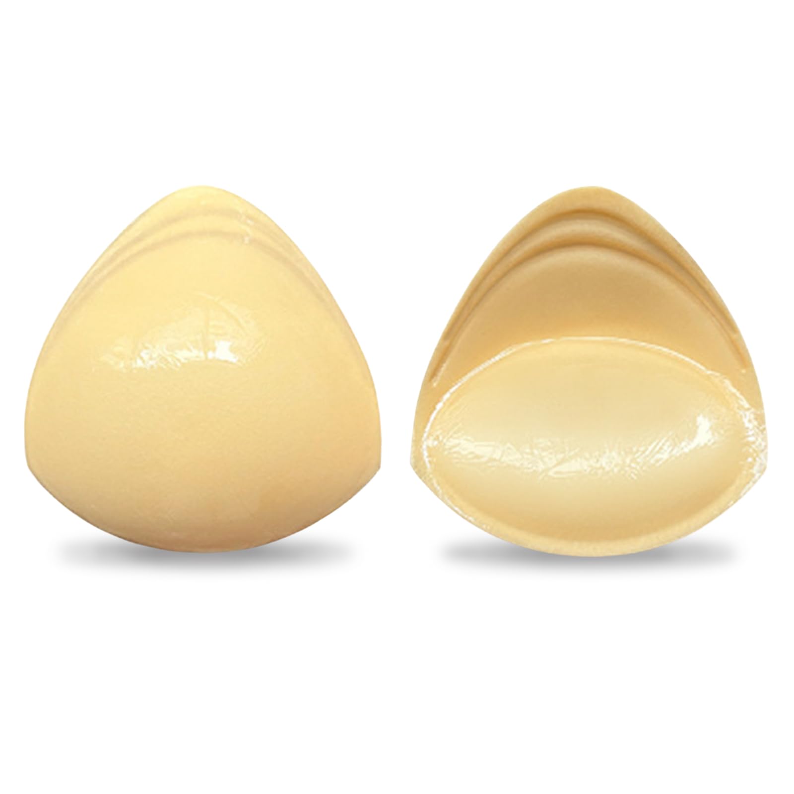 Bra Pads Double Sided Bra Inserts Women's Triangle Croppable Adhesive Breast Lift Bra Pad for Swimsuit Bikini Dress