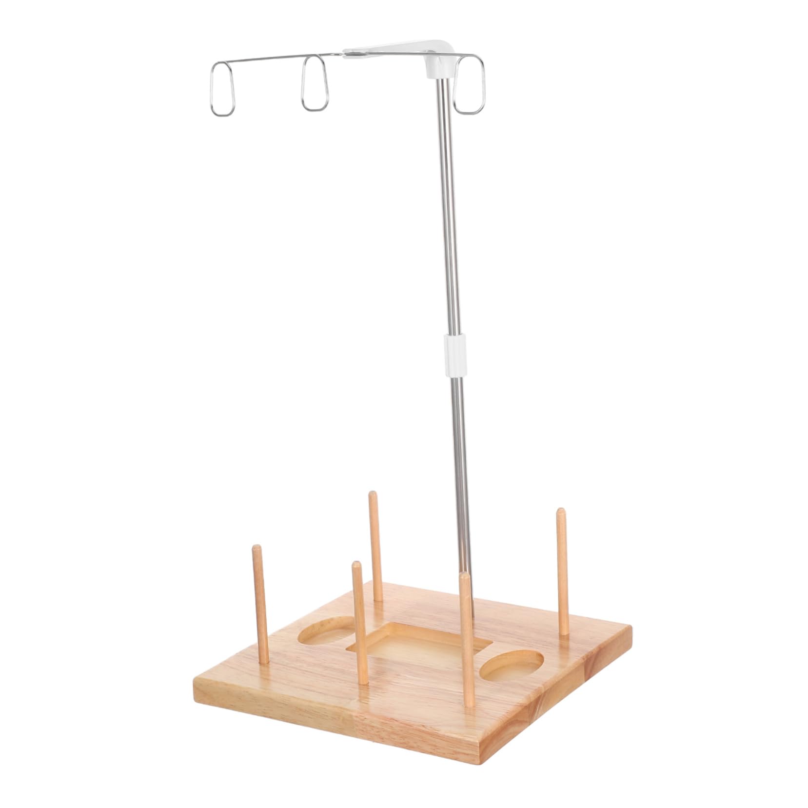 Homoyoyo Supporto per Rocchetto in Legno Porta Rocchetto da Cucito Supporto Porta Filo per Rocchetti Organizer per Filo da Ricamo per Bobina Compatibile Macchine da Cucire Domestiche