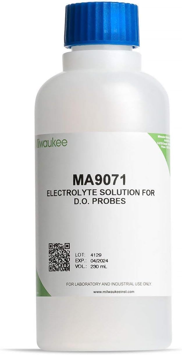 Milwaukee MA9071 Oxygen Electrolyte Solution, 220 mL for SM600