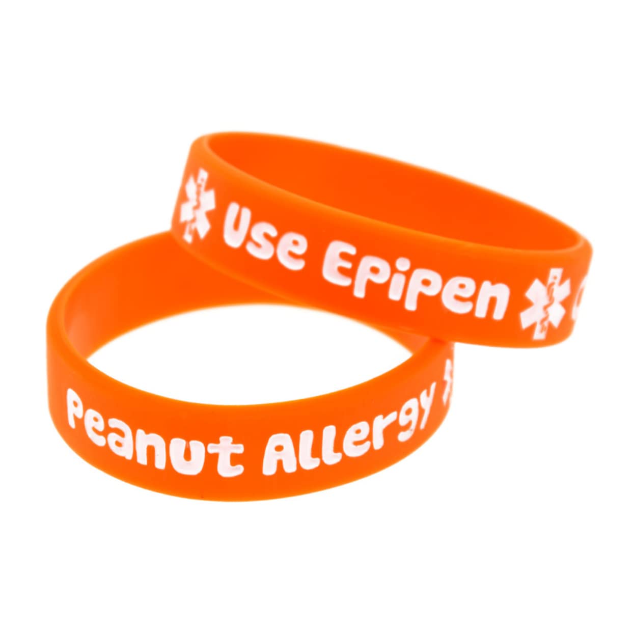 Abaodam 4Pcs Alert Bracelets Comfortable PVC Wristbands for Designs for Parties and Goody Bags