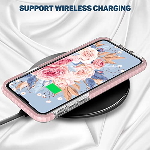 MATEPROX Compatible with iPhone 14 case Clear Thin Slim Crystal Transparent Cover Shockproof Bumper Case for iPhone 14 6.1" 2022(Pink) - image 6