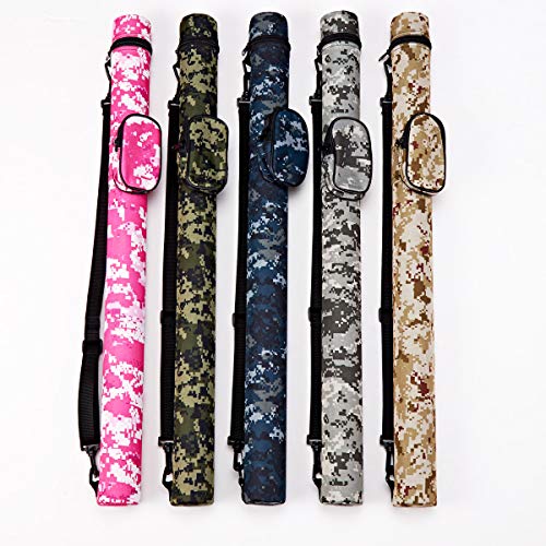 Collapsar 1x1 Hard Pool Cue Billiard Stick Camo Carrying Case -1B1S Camo Nylon Cases （Available in 5 Colors）