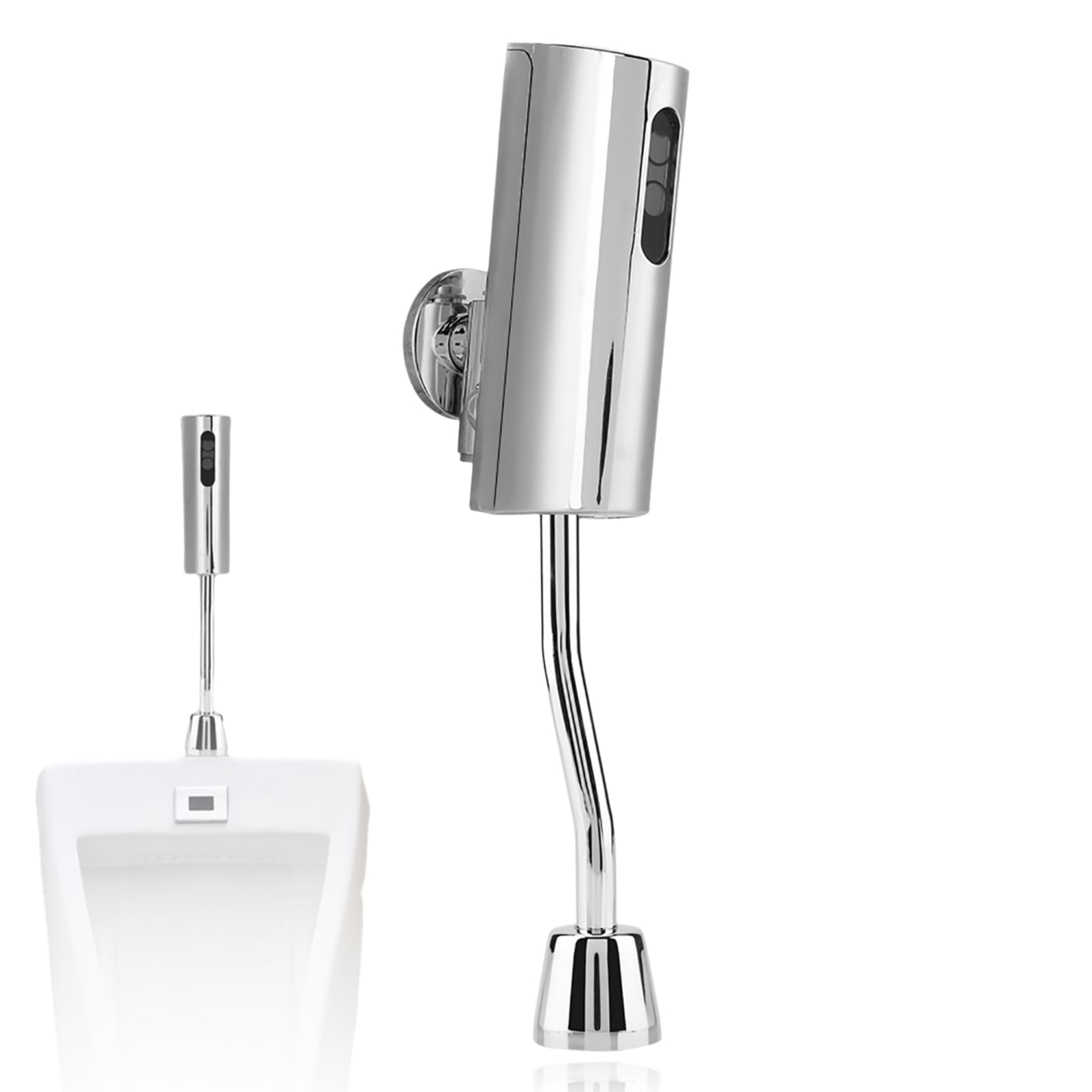 Válvula automática de descarga de orinal montada en la pared, sistema de descarga de inodoro con sensor sin contacto para uso doméstico y baño, solución higiénica y conveniente para orinar