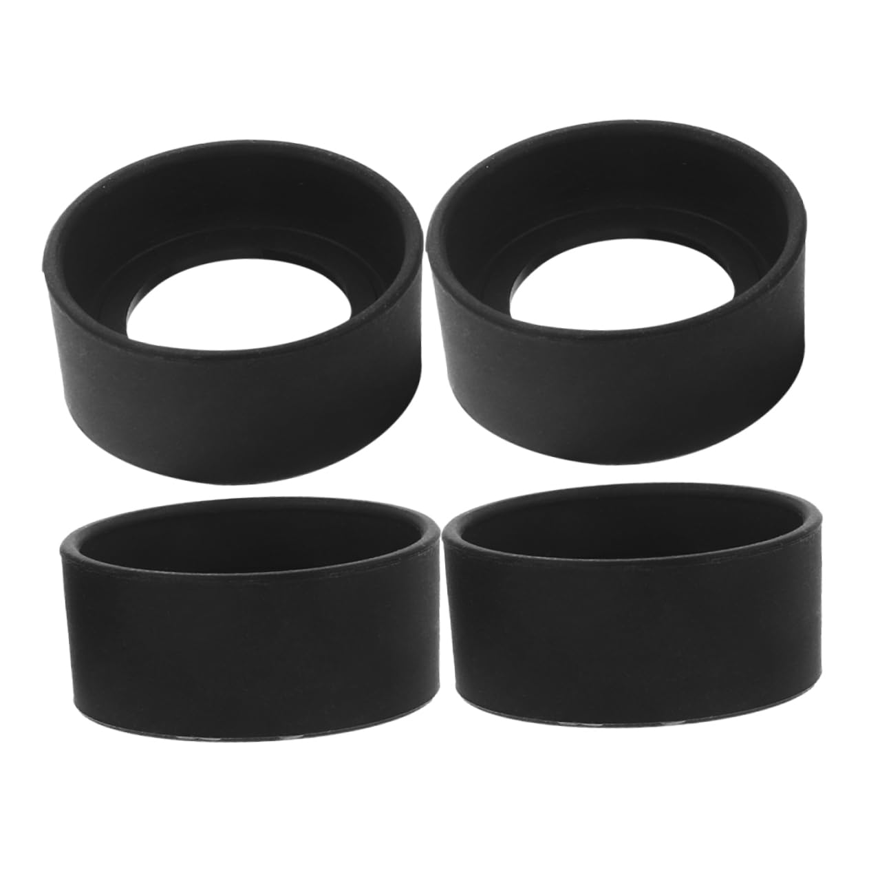 4pcs Scope Eyepiece Eyecup Rubber Lens Shield for Microscope Easy to Clean and Maintain 4pcs Set