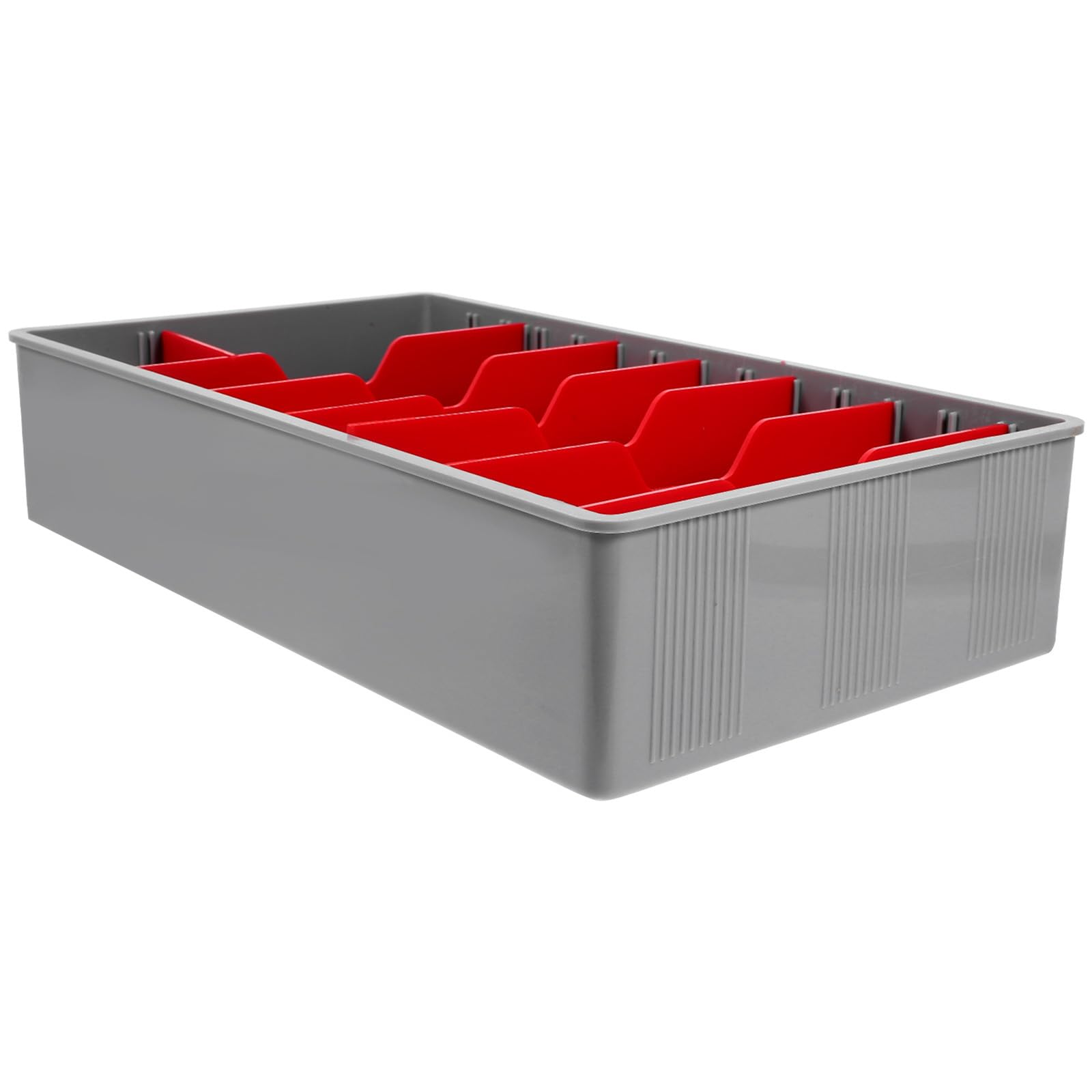Healeved Cassetto per Banconote Cinque Scomparti Portamonete Cassa per Soldi Negozio Vassoio Contanti Supermercato