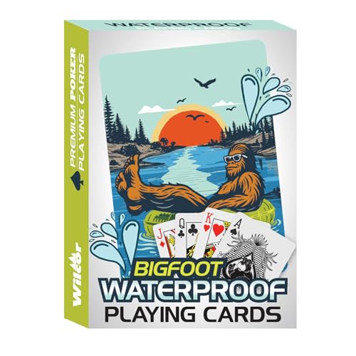 Naipes de Poker Premium Waterproof Wilcor Bigfoot Floats miniatura 3