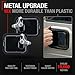 Exterior Door Handle Set, Front Driver + Passenger Door Handle - Compatible with 1997-2006 Jeep Wrangler, Full Door Type - Black, Metal, 55176382AE, 55176382AB, 55176383AE, 55176383AB, 79398, 79399