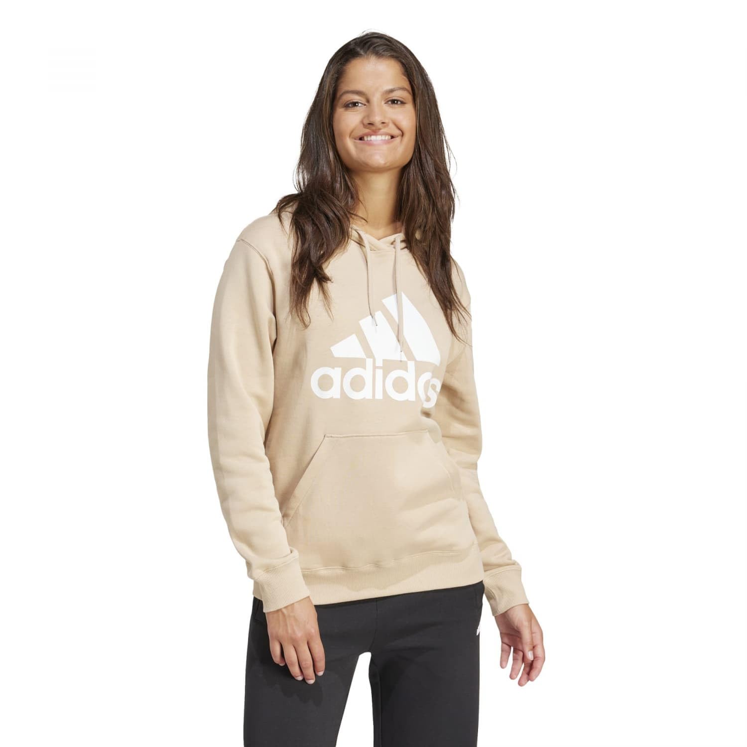 adidas Damen Essentials Big Logo Regular Fleece Hoodie Sweatshirt (1er Pack)