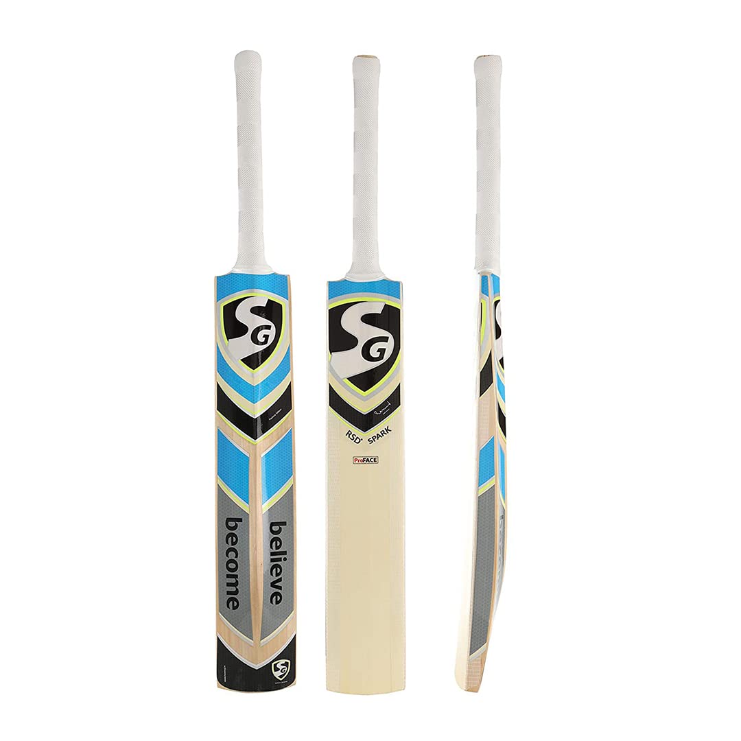 SGRsd Spark Kashmir Willow Cricket Bat, Size 3 (Colour May Vary)