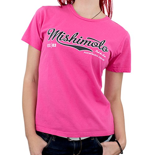 Mishimoto Damen Athletic Script T-Shirt (Pink, L) Cover