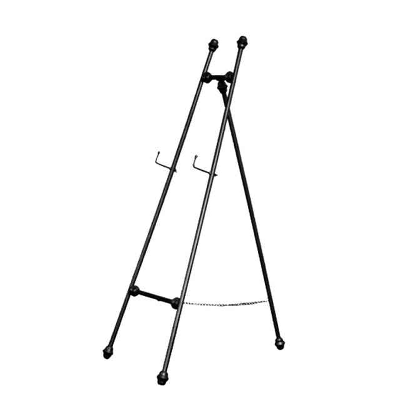 CWCQGH Adjustable Freestanding Welcome Sign Stand for Weddings Display Easel for Shopping Malls Hotels Photo Studios - Black 150cm Presentation Stand