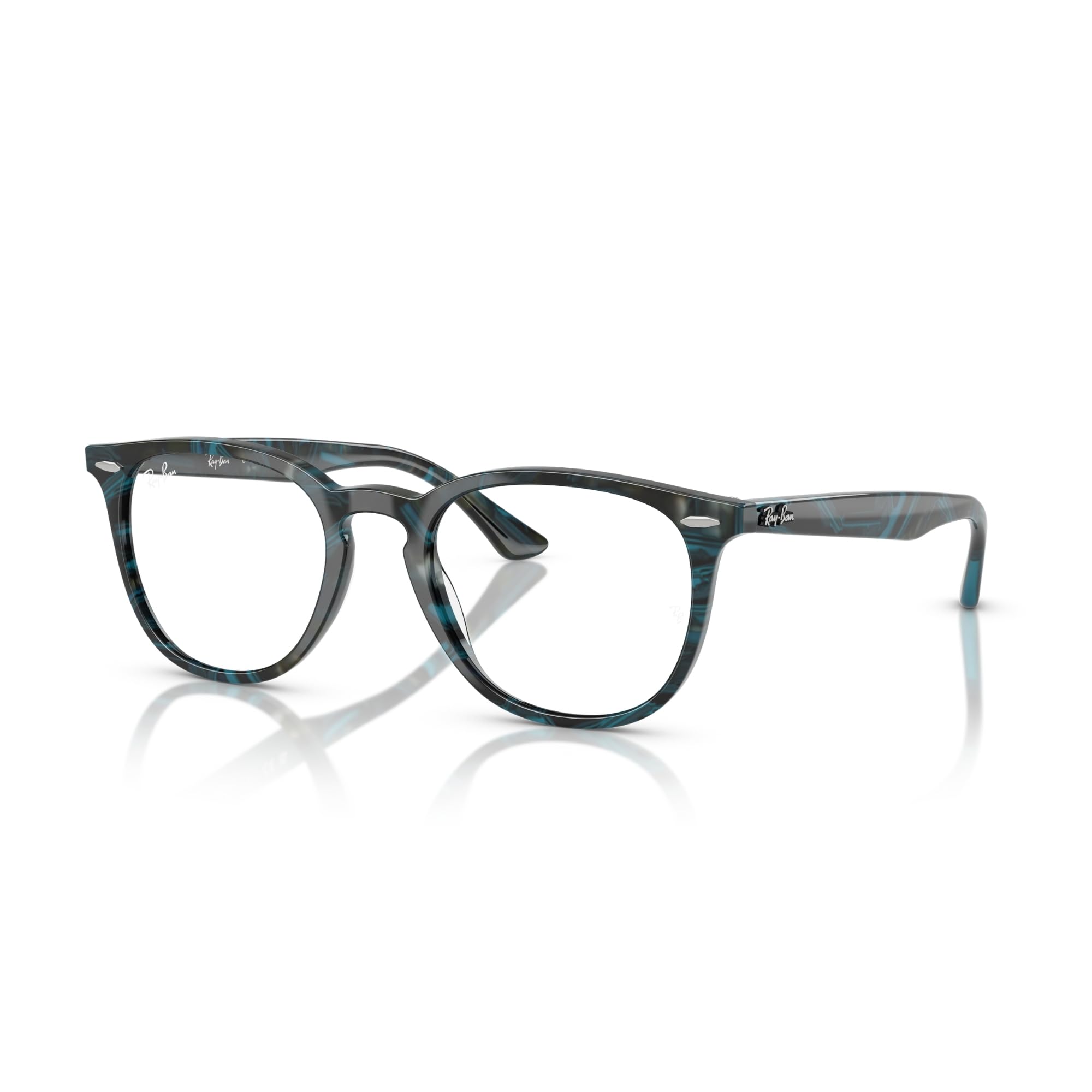 Ray-Ban RX8779D titanium low bridge square eyeglass frames