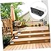 Mipcase 1Pc Solar Power Stair Light LED Outdoor Lighting Tool for Safe Daily Use Easy Installation Design for Pathways Gardens and Patios