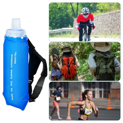 Botella de agua para correr en camping y excursiones de ciclismo 6