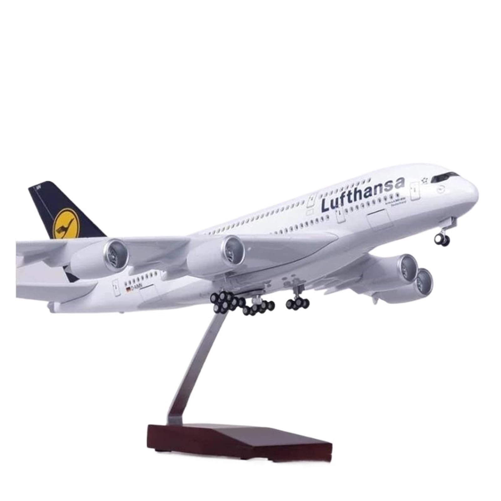 Aereo in Metallo pressofuso Scala 1:160 per Modello di Aereo di Grandi Dimensioni Airbus A380 Modello di Aereo Lufthansa Modello di Aereo in Resina di plastica pressofusa Collezione di Aerei per