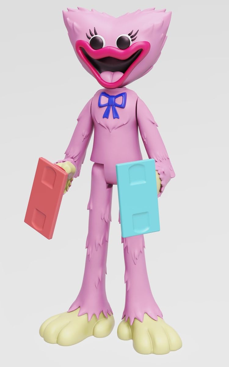 Bizak Action Figure Poppy Playtime Kissy Missy 13 Cm - Snodata Con Accessori - 6