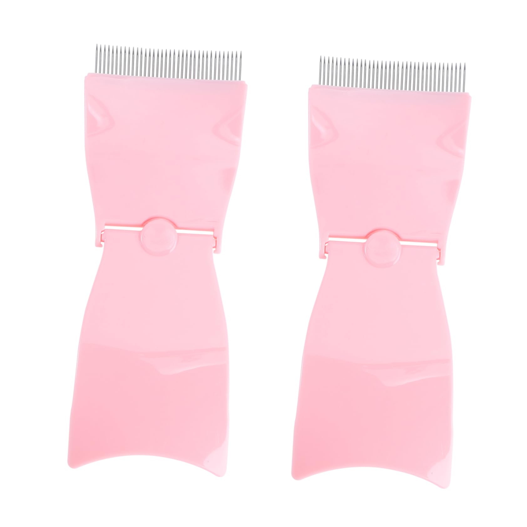 SOESFOUFU Steel Eyebrow Comb Brow Brush Set Grooming Tool for Women Girls Ladies Easy to